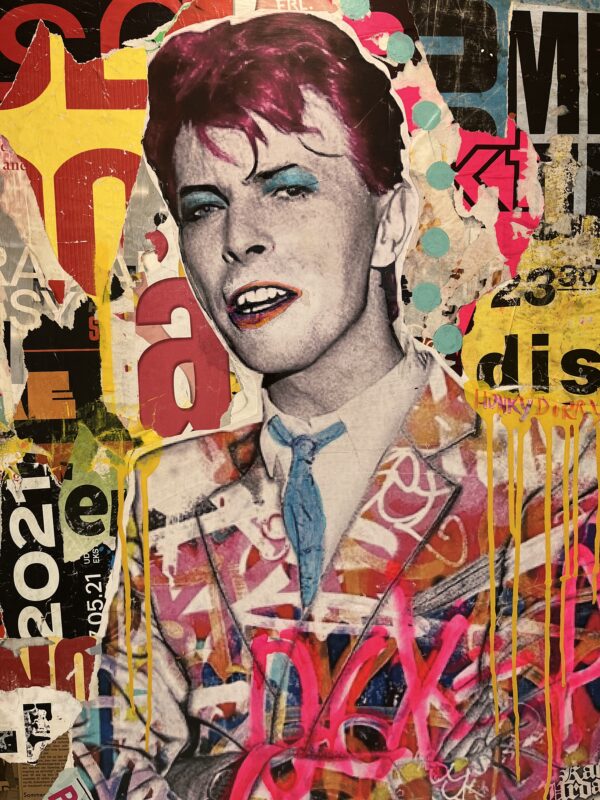 David Bowie Honky Dory Art Print By Alf P. Printet on 240 grams Premium Quality Art Print 70cm x 50cm - Order your Punk Pop Art Print By Alf P