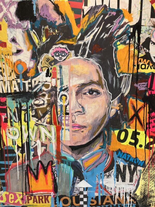 Basquiat Art Print By Alf P. Printet on 240 grams Premium Quality Art Print 70cm x 50cm - Order your Punk Pop Art Print By Alf P